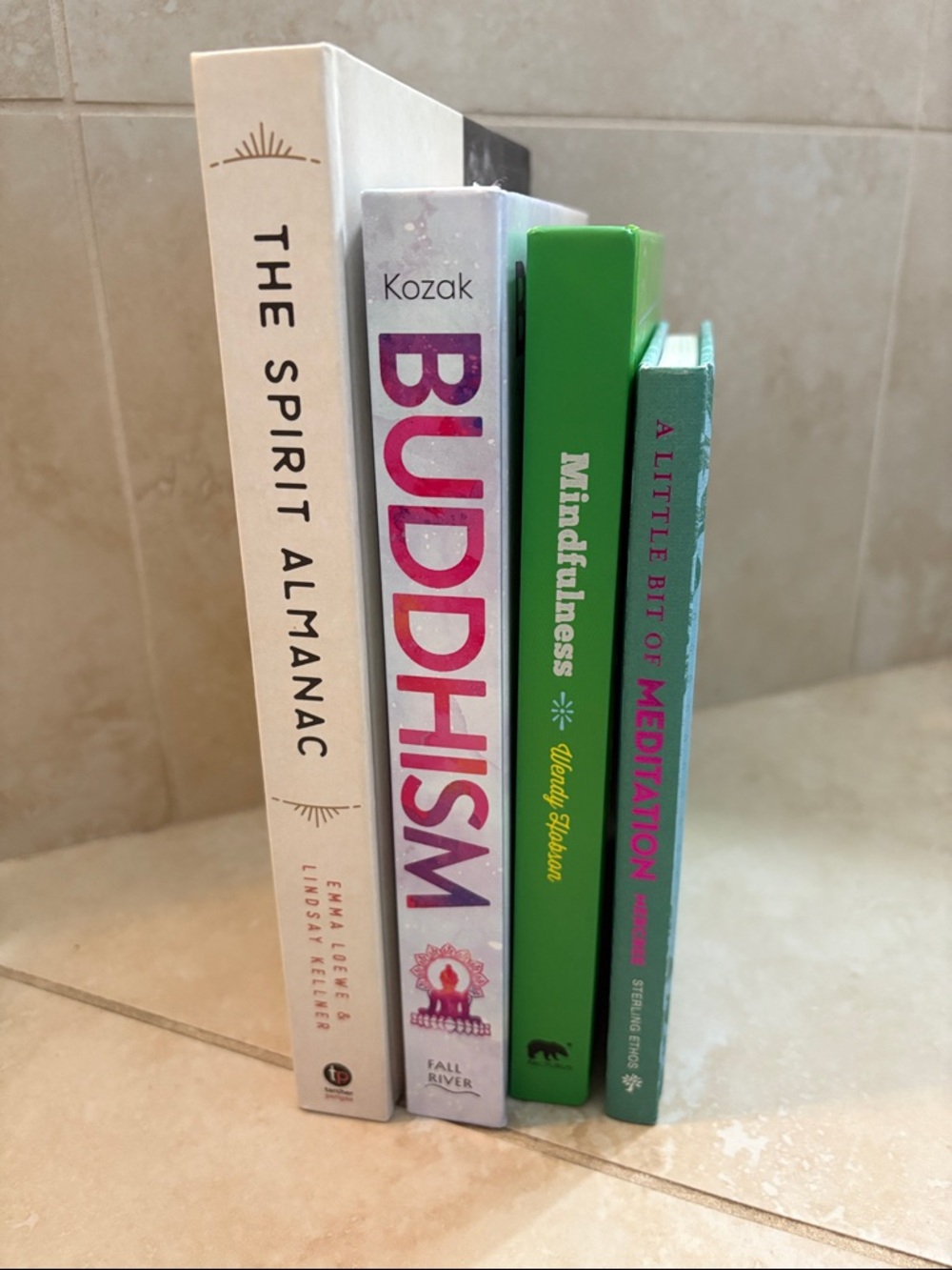 Mindfulness & Meditation Book Bundle - White, Purple, Green, Teal